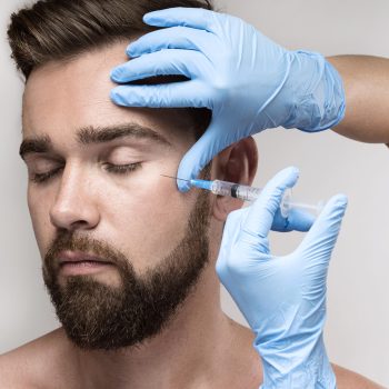 portrait-man-being-injected-his-face